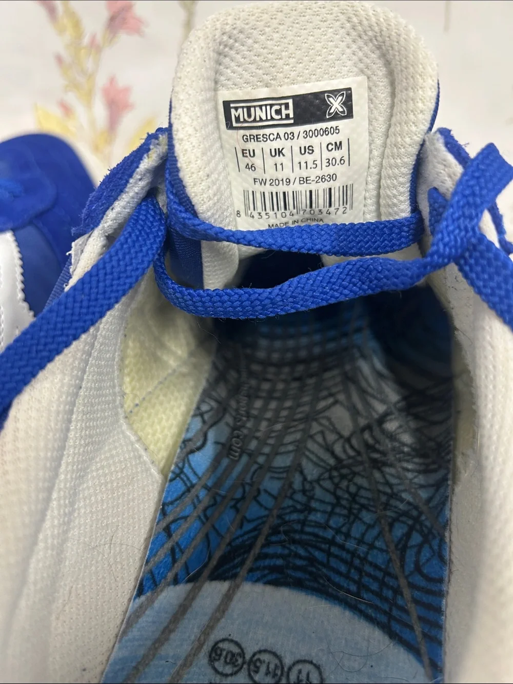 Men’s Blue Gresca Indoor Trainers